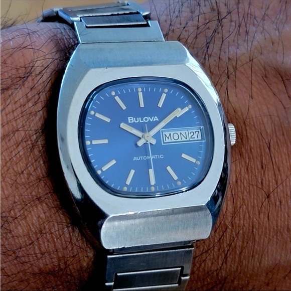 Bulova Blue Dial Silver Smartwatch